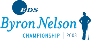 Eds Byron Nelson Championship logo in light and dark blue
