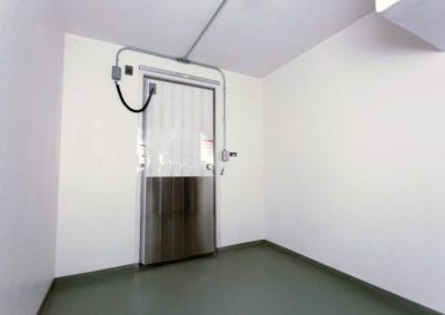 Door of Polar Leasing portable freezer unit